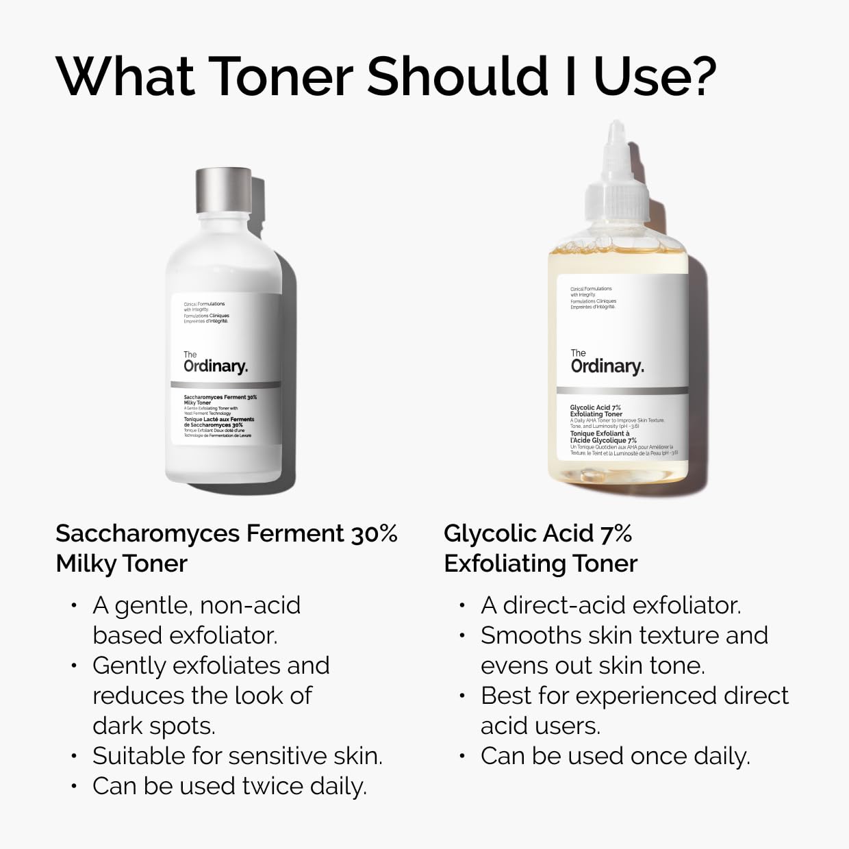 ChatGPT: The Ordinary Glycolic Acid 7% Toner gently exfoliates for brighter, smoother, and more even skin tone.