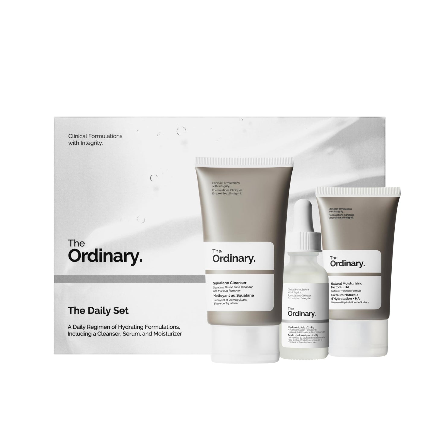 The Ordinary Daily Set – Cleanser, Hyaluronic Acid & Moisturizer