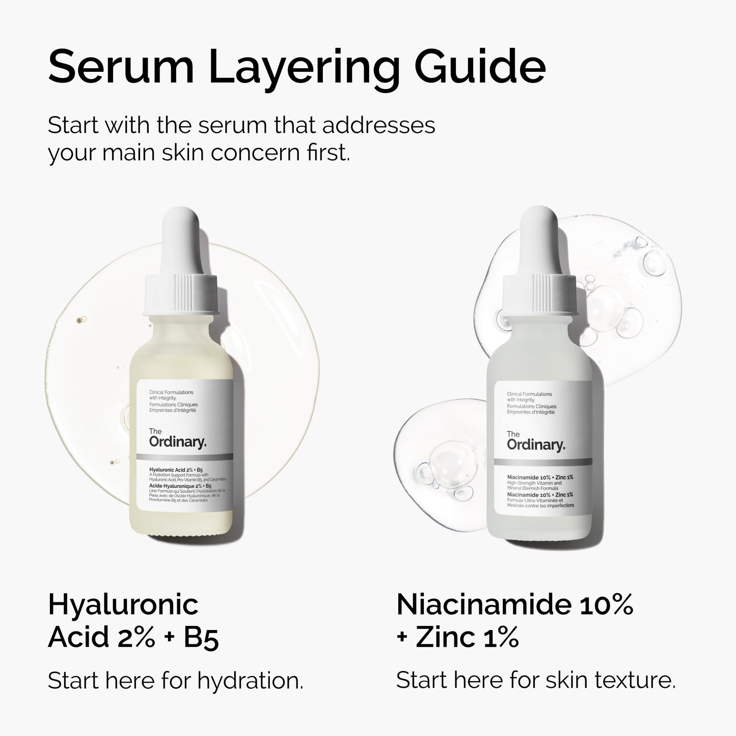 Hyaluronic Acid 2% + B5 serum with ceramides provides multi-depth hydration for plumper,