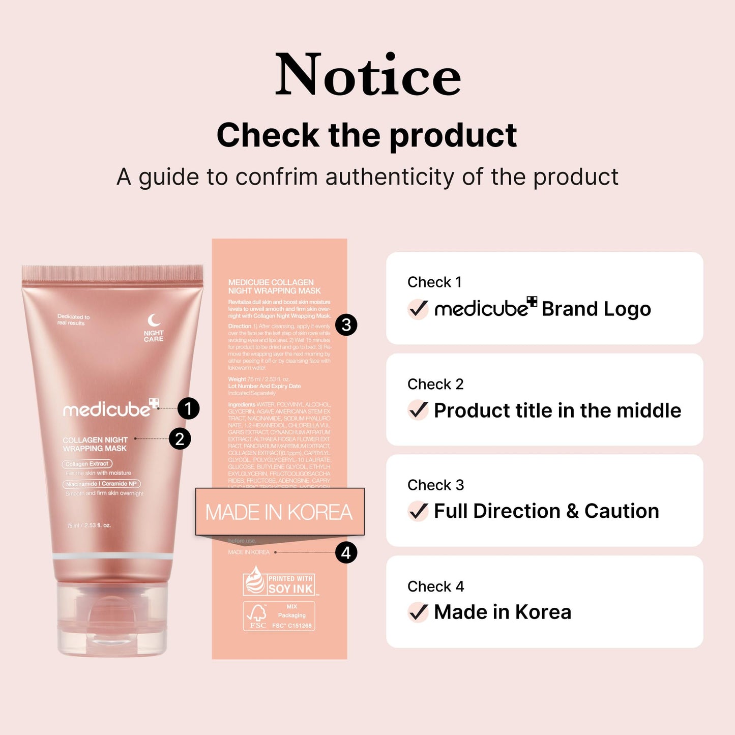 medicube Collagen Peel Off Mask – Firms, hydrates, boosts glow