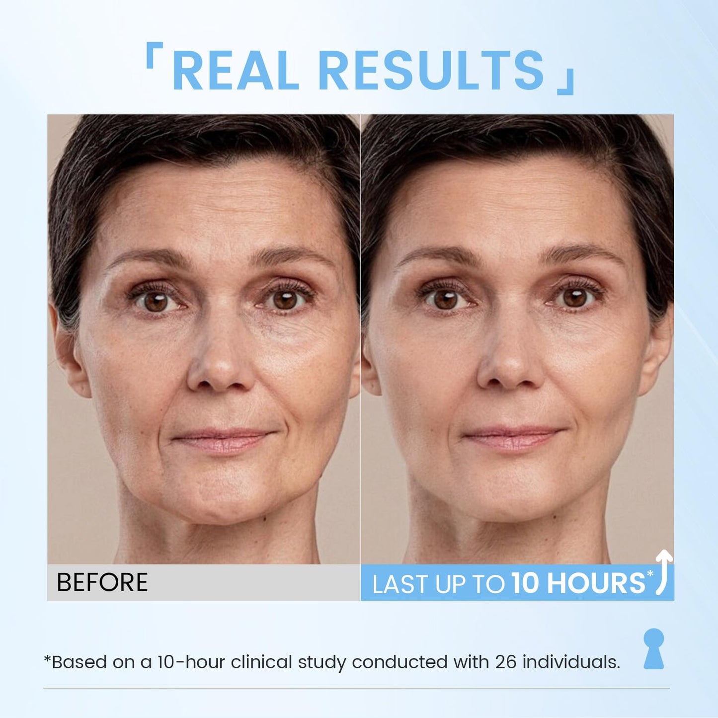 RONKIE Instant Face Lift Cream: Rapid Reduction Eye Serum Firms Under Eye Bags and Wrinkles for Middle-aged Women Before Dating & Work 1 Fl Oz