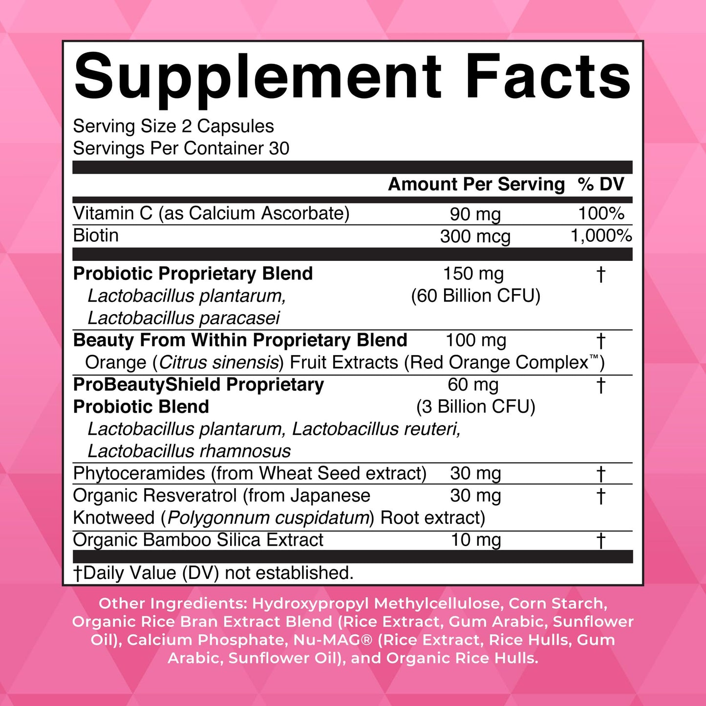 MaryRuth Probiotic Beauty Capsules – Vegan Collagen & Skin Support, 60 Count