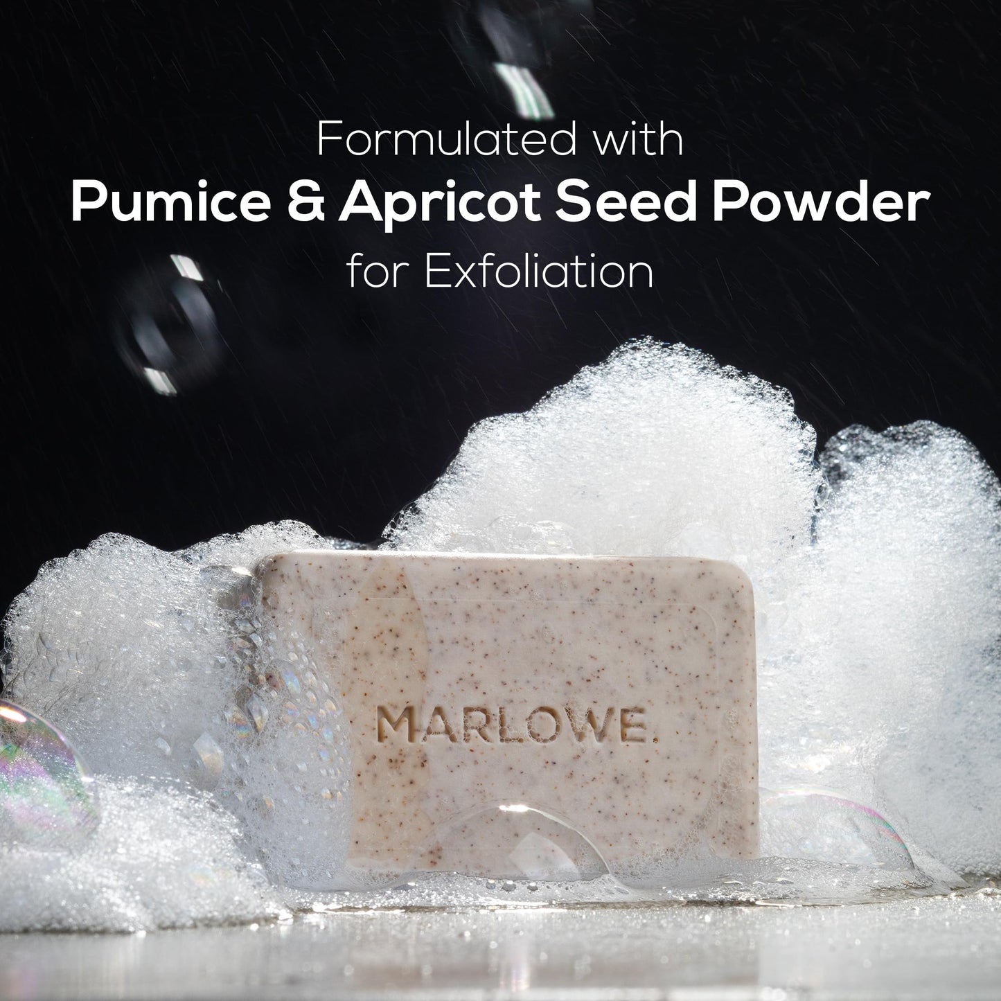 MARLOWE. No.102 Body Scrub Soap 7oz, exfoliates and revitalizes with shea butter, olive oil, and green tea.
