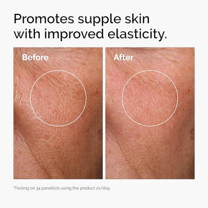 Hyaluronic Acid 2% + B5 serum with ceramides provides multi-depth hydration for plumper,