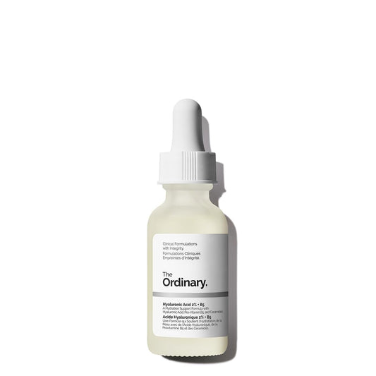 Hyaluronic Acid 2% + B5 serum with ceramides provides multi-depth hydration for plumper,