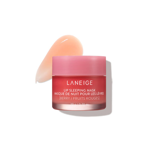 LANEIGE Lip Sleeping Mask Berry nourishes and hydrates dry lips overnight with vitamin C, shea, and murumuru butter.