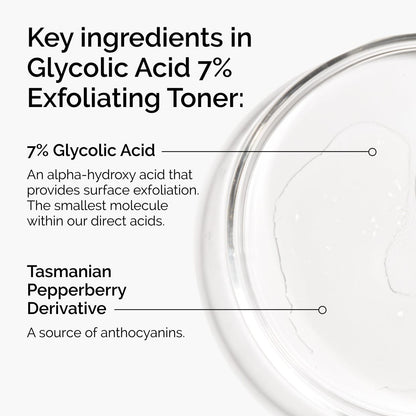 ChatGPT: The Ordinary Glycolic Acid 7% Toner gently exfoliates for brighter, smoother, and more even skin tone.