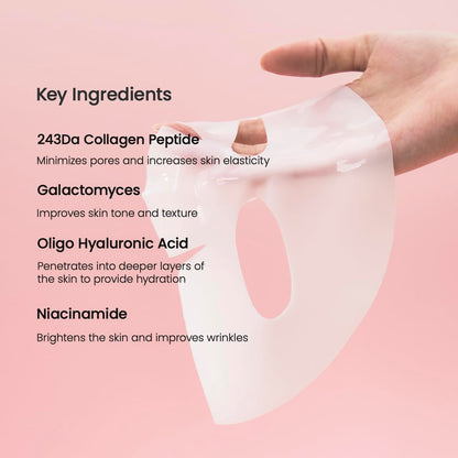 BIODANCE Bio-Collagen Real Deep Mask, Hydrating Overnight Hydrogel Mask
