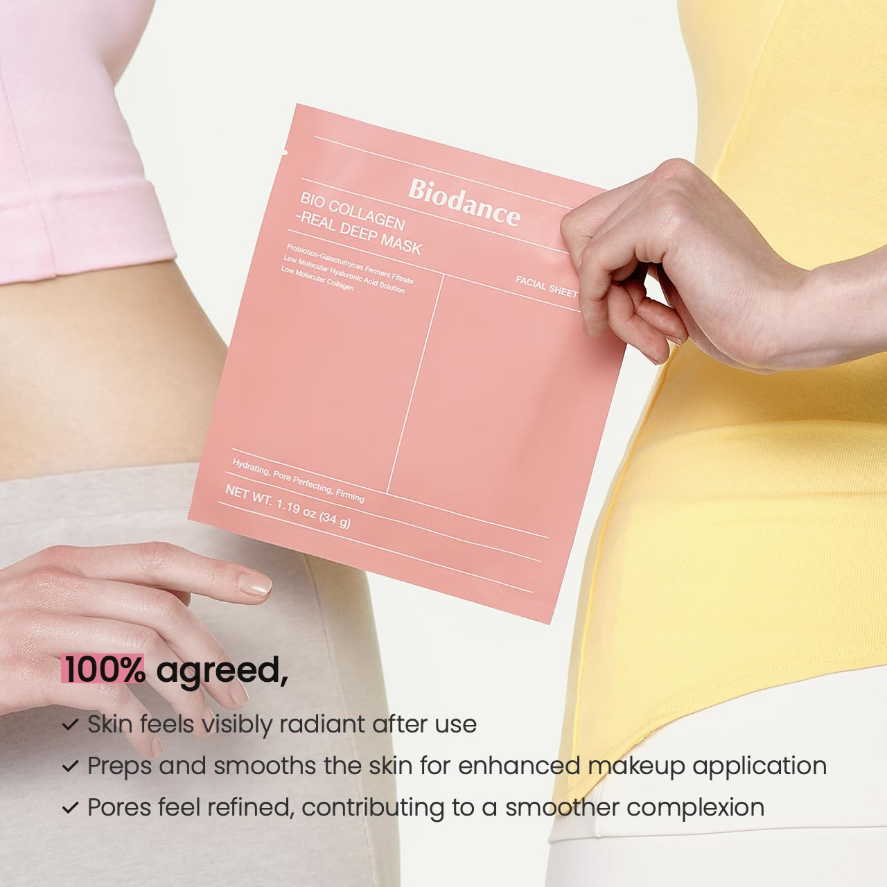 BIODANCE Bio-Collagen Real Deep Mask, Hydrating Overnight Hydrogel Mask