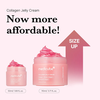 Collagen Jelly Cream with Niacinamide for 24h glow, firm skin & deep hydration.