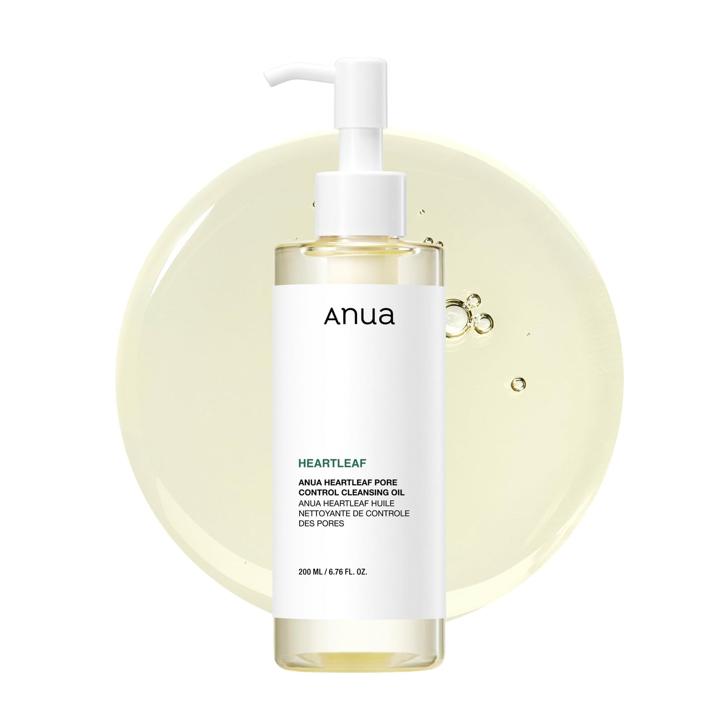 Anua Heartleaf Cleansing Oil removes makeup, blackheads, and controls pores.