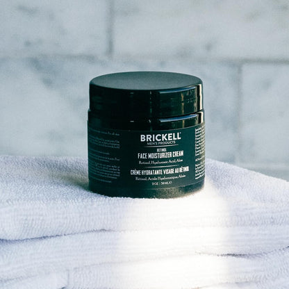 Brickell Men's Retinol Anti-Wrinkle Cream with Hyaluronic Acid, 2oz
