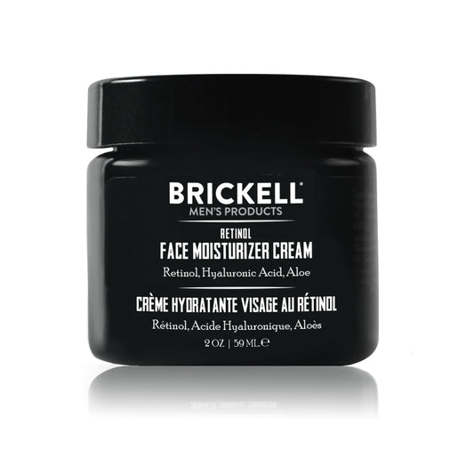 Brickell Men's Retinol Anti-Wrinkle Cream with Hyaluronic Acid, 2oz