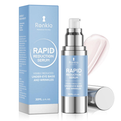 RONKIE Instant Face Lift Cream: Rapid Reduction Eye Serum Firms Under Eye Bags and Wrinkles for Middle-aged Women Before Dating & Work 1 Fl Oz
