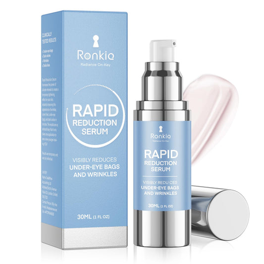 RONKIE Instant Face Lift Cream: Rapid Reduction Eye Serum Firms Under Eye Bags and Wrinkles for Middle-aged Women Before Dating & Work 1 Fl Oz
