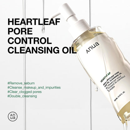 Anua Heartleaf Cleansing Oil removes makeup, blackheads, and controls pores.