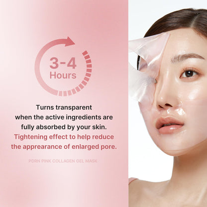 medicube Salmon DNA PDRN pink collagen jelly gel mask | korean skincare, 28g, 4ea