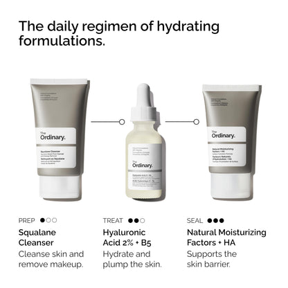 The Ordinary Daily Set – Cleanser, Hyaluronic Acid & Moisturizer