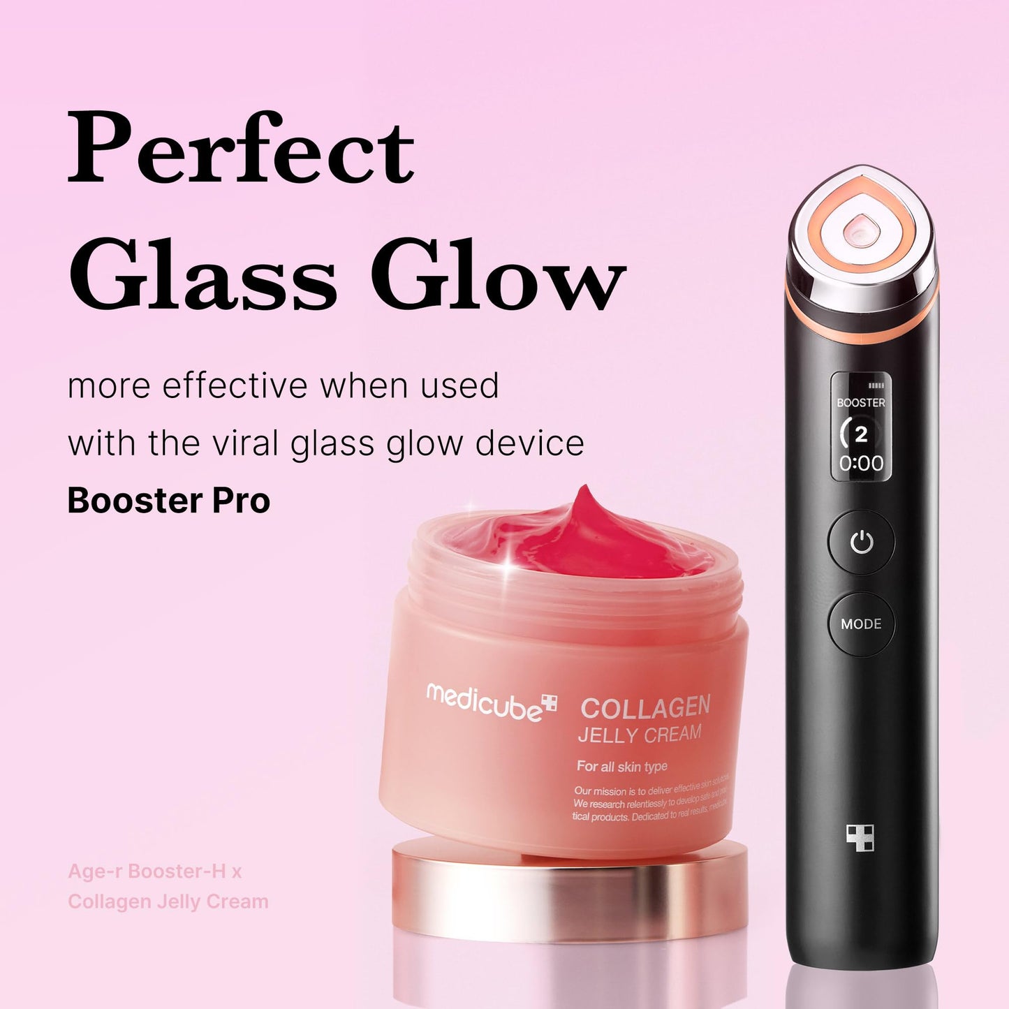 Collagen Jelly Cream with Niacinamide for 24h glow, firm skin & deep hydration.