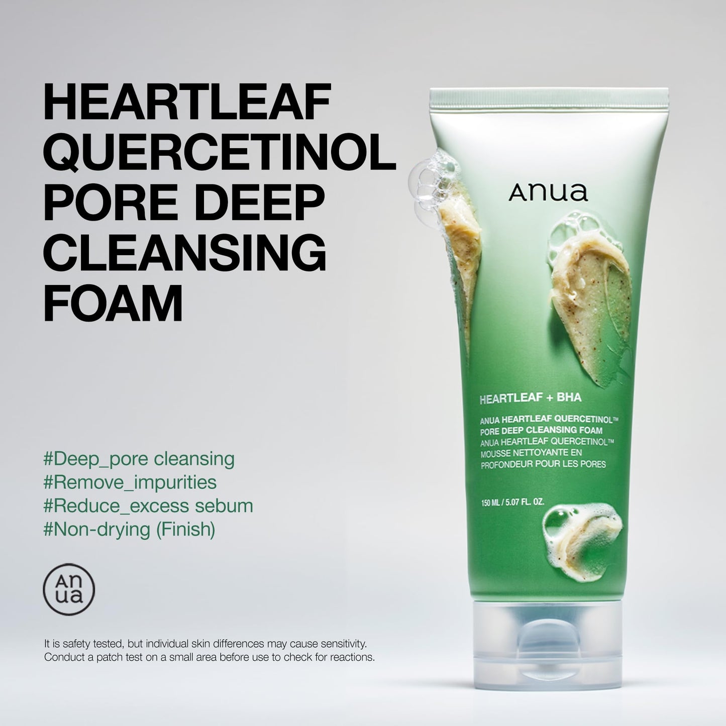 Deep Cleansing Foam, BHA for pores, Korean skincare
