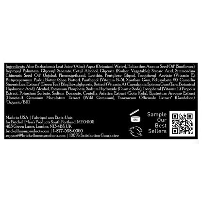 Brickell Men's Retinol Anti-Wrinkle Cream with Hyaluronic Acid, 2oz