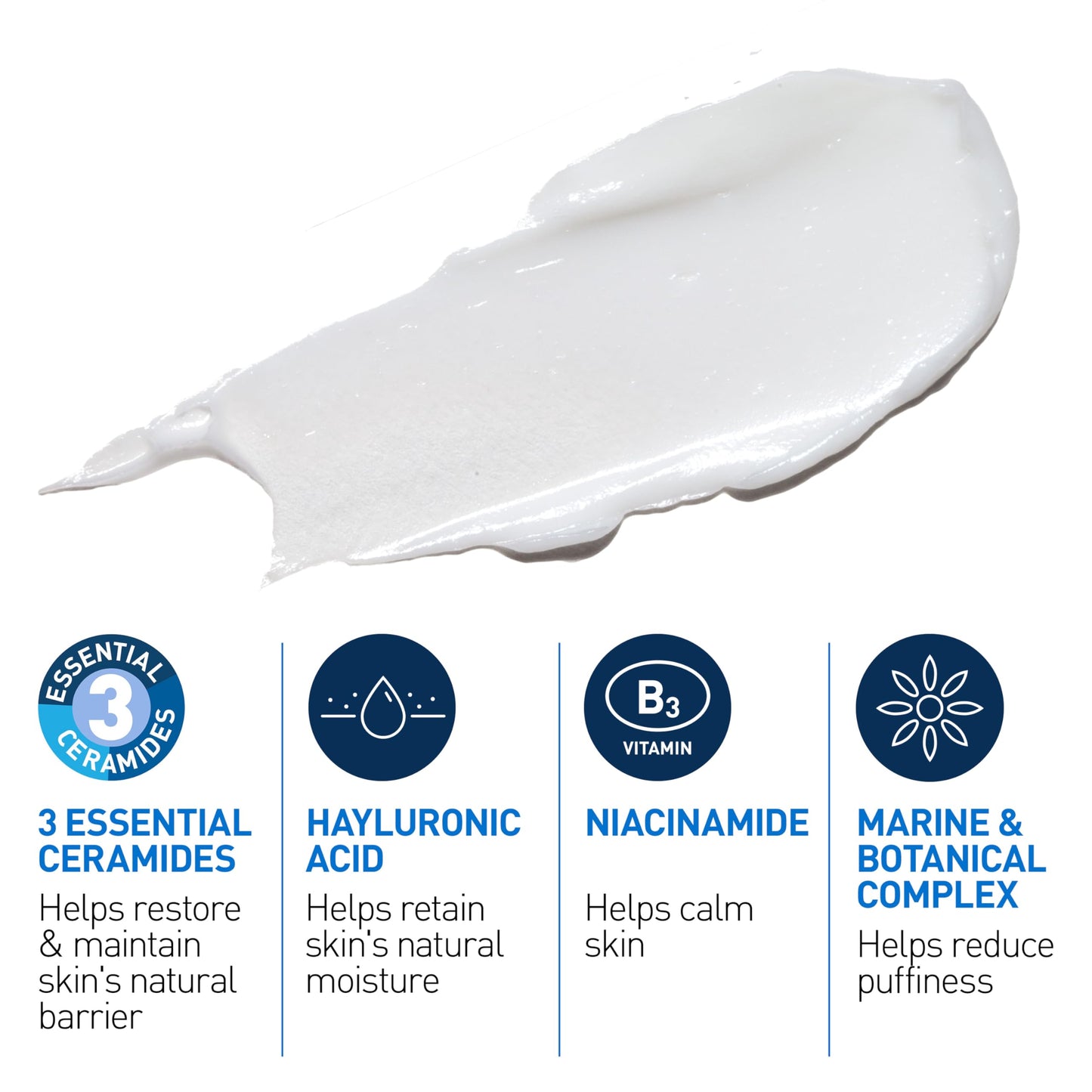 CeraVe Eye Repair Cream reduces puffiness and under-eye bags with hyaluronic acid and niacinamide.