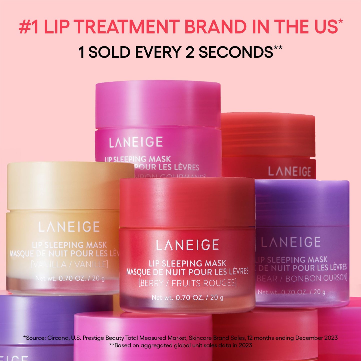 LANEIGE Lip Sleeping Mask Berry nourishes and hydrates dry lips overnight with vitamin C, shea, and murumuru butter.