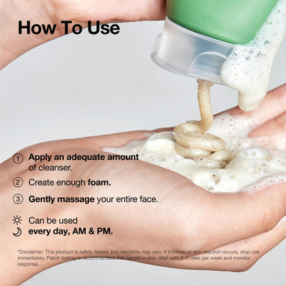 Deep Cleansing Foam, BHA for pores, Korean skincare