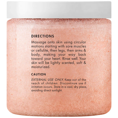 MAJESTIC PURE Himalayan Pink Salt Body Scrub with Collagen and Sweet Almond Oil