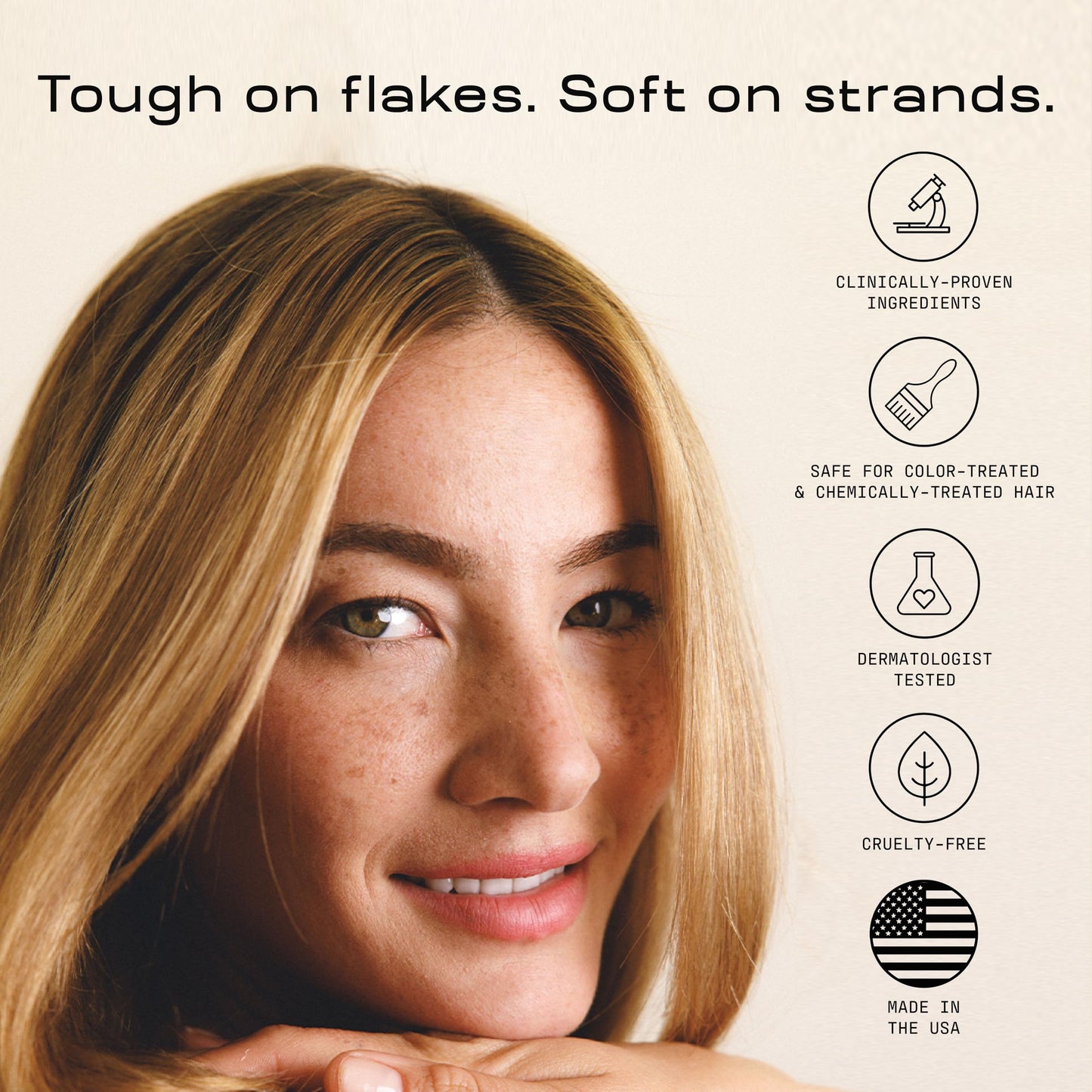 Jupiter Anti-Dandruff Shampoo 14 fl oz, vegan, sulfate- and paraben-free. For flaky, itchy scalp, safe for color-treated hair, unisex formula with zinc.
