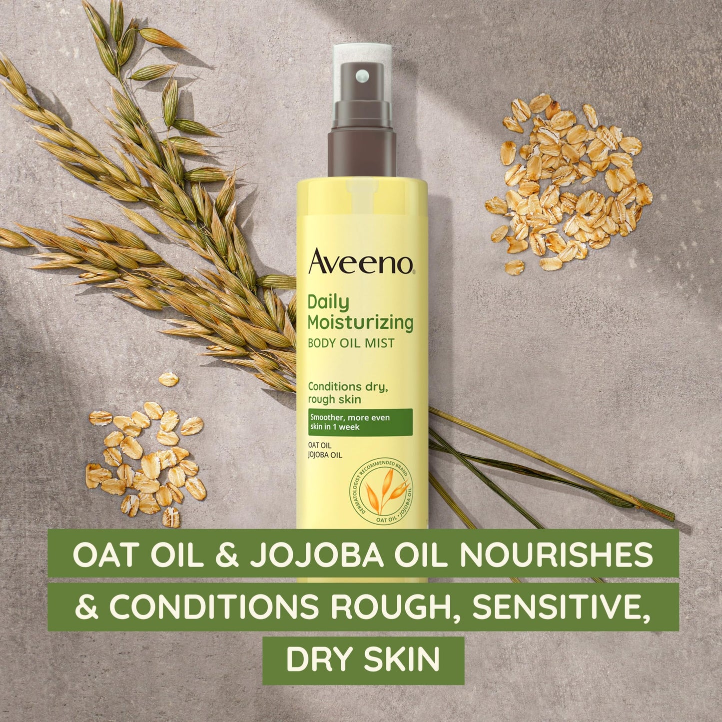 Aveeno Daily Body Oil Mist with Oat & Jojoba – 6.7 fl oz